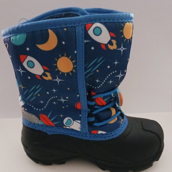 Sole Unisex Youth Insulated Waterproof Winter Snow Boots Rockets Blue  Size 7 - Picture 10 of 13